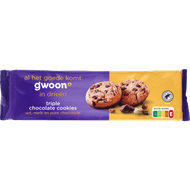 G'woon Triple chocolate chip cookie