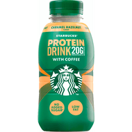 Starbucks Protein drink caramel hazelnut