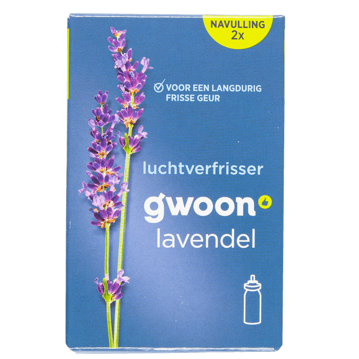G'woon Luchtverfrisser minis lavendel 2 stuks