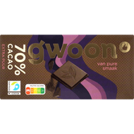 G'woon Chocoladereep extra puur 72%