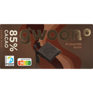 G'woon Chocoladereep puur 85%