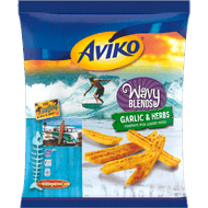 Aviko Wavy blends garlic&herbs