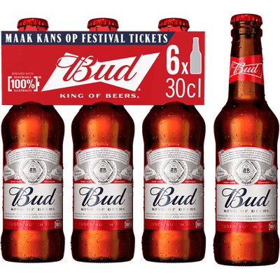Bud Pilsener 6x30cl