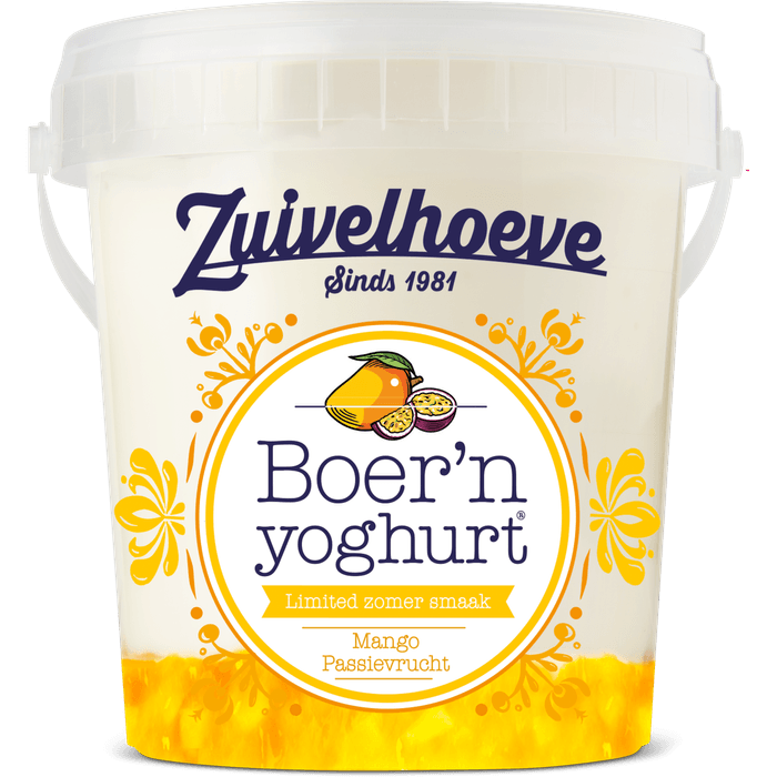 Zuivelhoeve Boern yoghurt mango-passievrucht