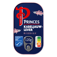 Princes Kabeljauwlever in eigen olie