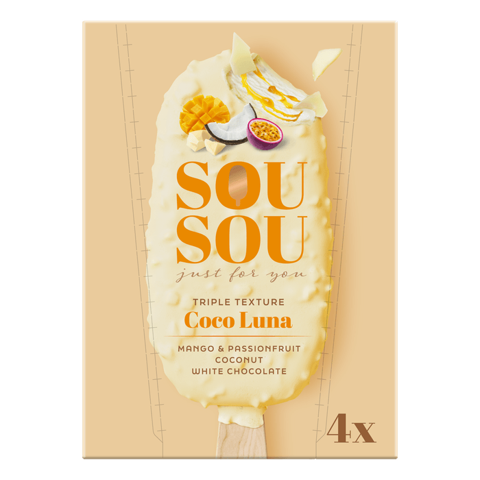 Sou Sou Coco luna 4 stuks
