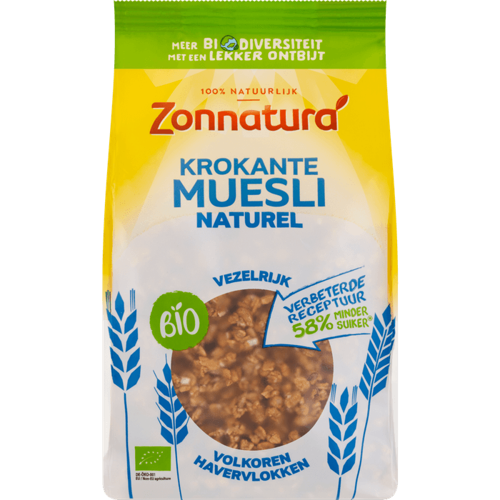 Zonnatura Krokante muesli naturel