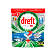 Dreft Vaatwastabletten platinum plus blue