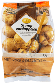 Poldergoud Stamppotaardappelen zeer kruimig