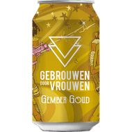 Gebrouwen door Vrouwen Gember goud