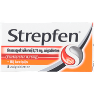 Strepfen sinaasappel suikervrij zuigtabletten