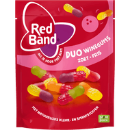 Red Band Duo winegums zoet fris