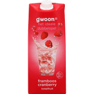 G'woon Tintelfruit framboos cranberry 1kcal