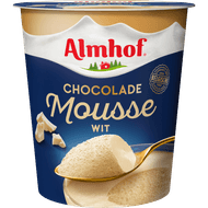 Almhof Chocolademousse wit