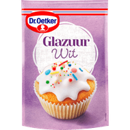 Dr. Oetker Witte glazuur bakdecoratie