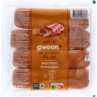 G'woon Worstenbroodjes 4 st.