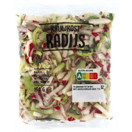 Rauwkost radijs verpakt