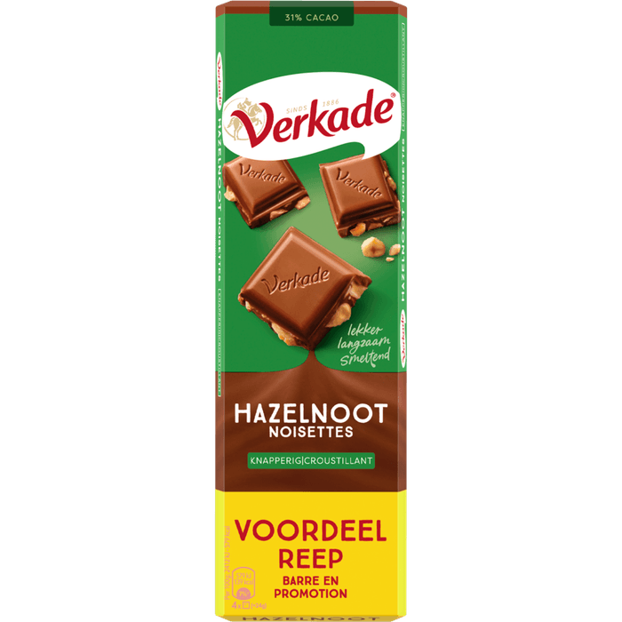 Verkade Chocoladereep hazelnoot xxl
