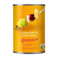 G'woon Fruitcocktail op siroop