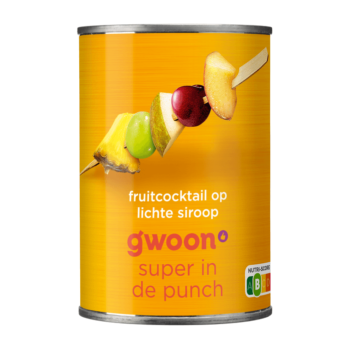 G'woon Fruitcocktail op siroop