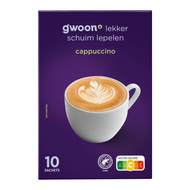 G'woon Oploskoffie cappuccino