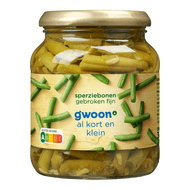 G'woon Sperziebonen fijn gebroken