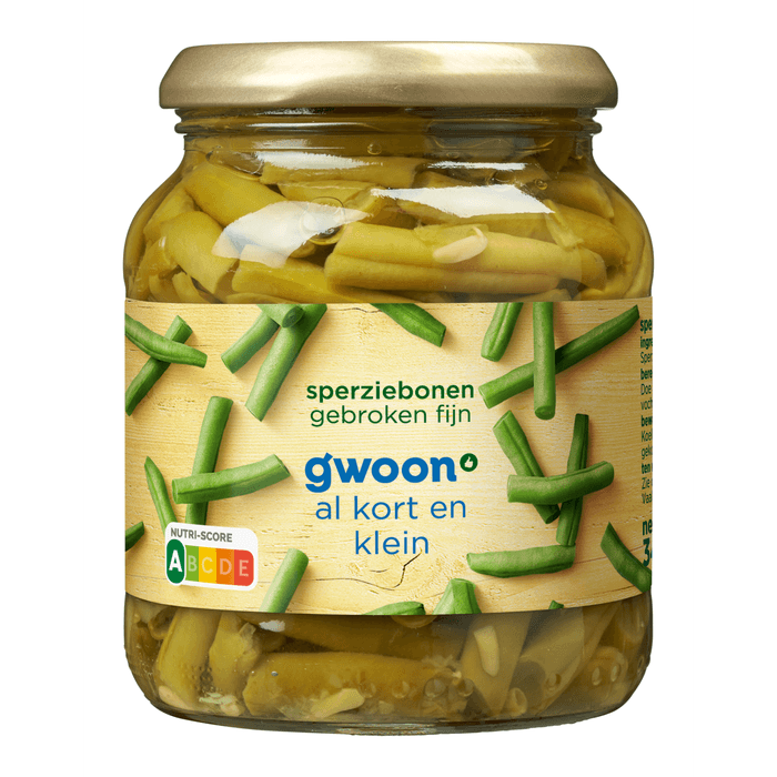 G'woon Sperziebonen fijn gebroken