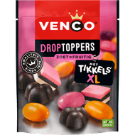 Venco Droptoppers zoet-fruitig