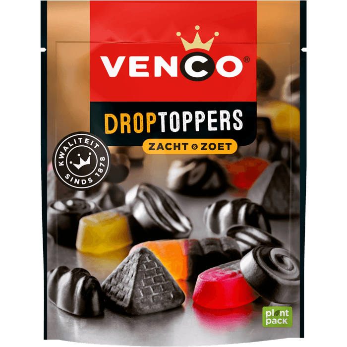 Venco Droptoppers zacht-zoet