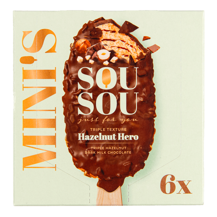 Sou Sou Hazelnut hero mini 6 st.