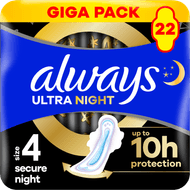 Always Maandverband ultra secure night