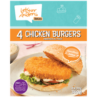 Lekker & Anders Crispy burger 4 st.