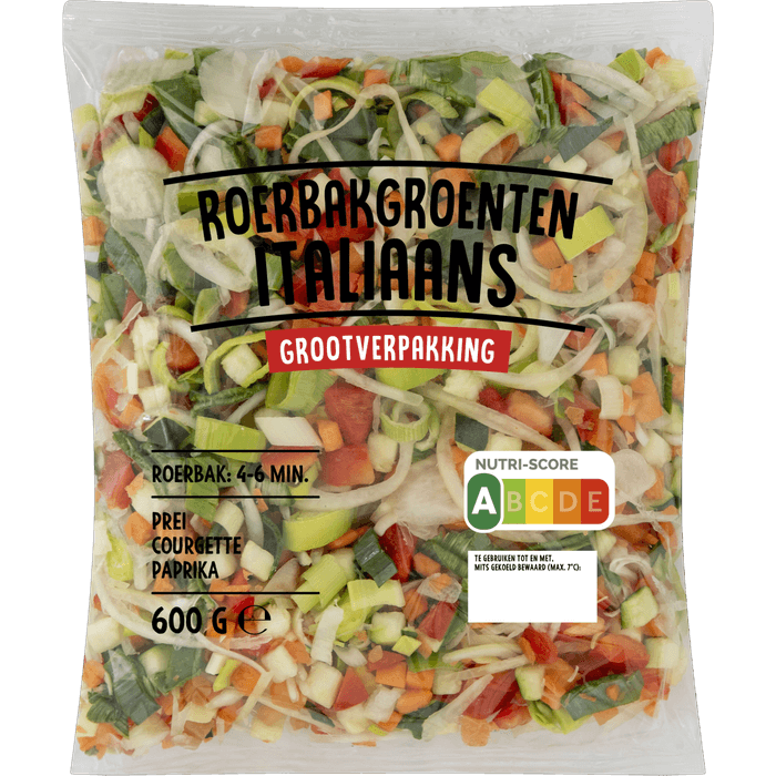 Roerbakgroente italiaanse stijl voordeel