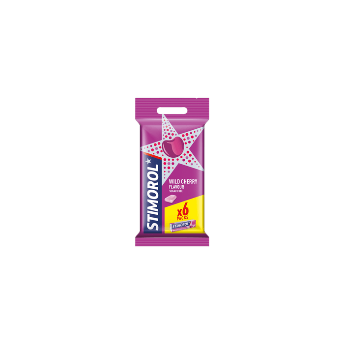 Stimorol Kauwgom wild cherry 6 st.