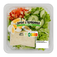 Groene salade komkommer & tomaat