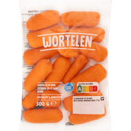 Worteltjes geschrapt