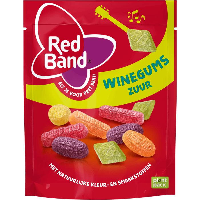 Red Band Winegum zuur