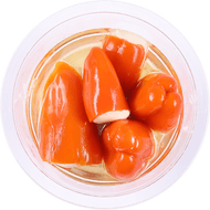 Proef 't Verschil Oranje paprika gevuld roomkaas