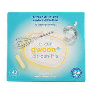 G'woon Vaatwastablet all in 1 citroen