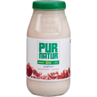 Pur Natur Biologische volle roeryoghurt granaatappel