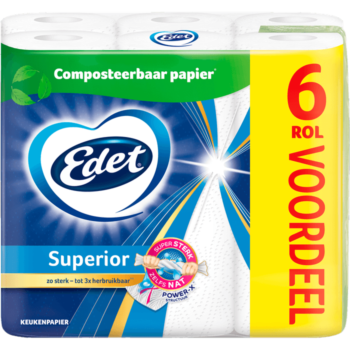 Edet Keukenpapier 6 rol