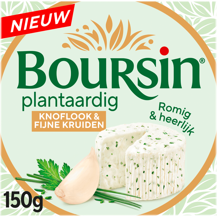 Boursin Knoflook en fijne kruiden plantaardig