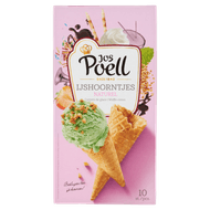 Jos Poell Ijshoorntjes naturel 10 stuks