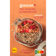 G'woon Granola rode vruchten