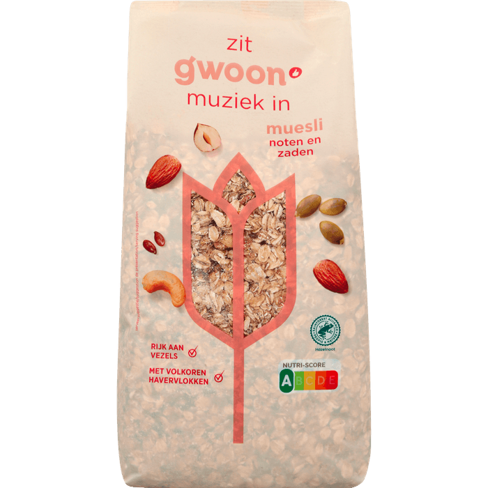 G'woon Muesli noten en zaden