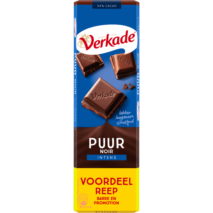 Verkade Chocoladereep puur xxl