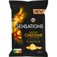 Lay's Sensations chips mature cheddar & chili chutney
