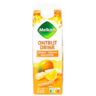 Melkan Ontbijtdrink sinaasappel-mango-banaan