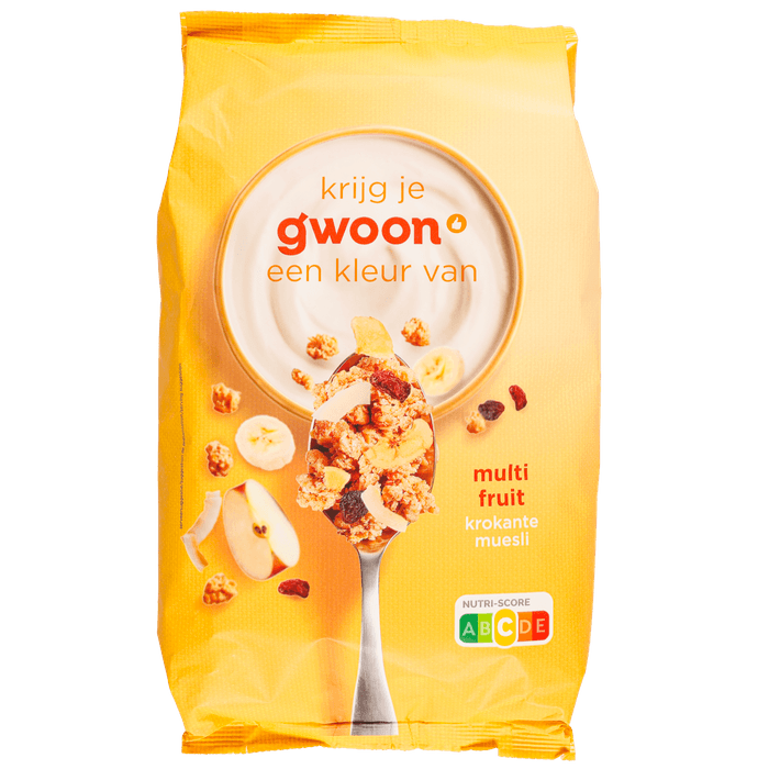 G'woon Krokante muesli multi vruchten