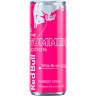Red Bull Energy drink white peach